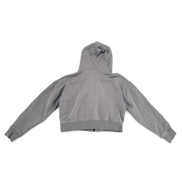 YoungLA Full Zip Hoodie X-Small Gray YLA Logo Streetwear‎ Sweatshirt - Picture 2 of 5